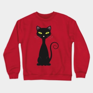 Sitting Cat Crewneck Sweatshirt